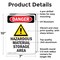 Signmission GHS Hazardous Material Danger Sign, Aluminum, 7in W x 10in L, 2PK OS-2PACK-DS-A-710-V-2024 - alternate 4